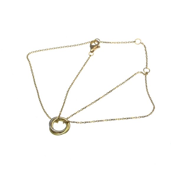 CARTIER 18k Yellow Gold Trinity Charm Bracelet - Picture 1 of 9